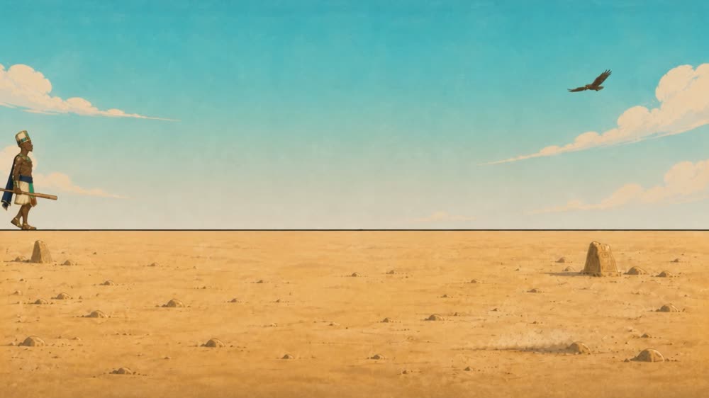 A frame from Holy Moly